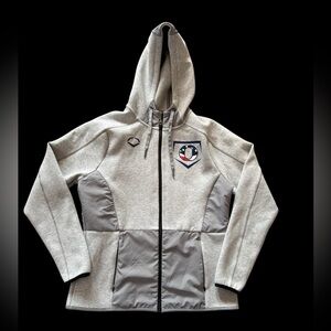 Evoshield Women’s Full Zip Hoodie Gray USA Medium EUC Athletic Casual Jacket